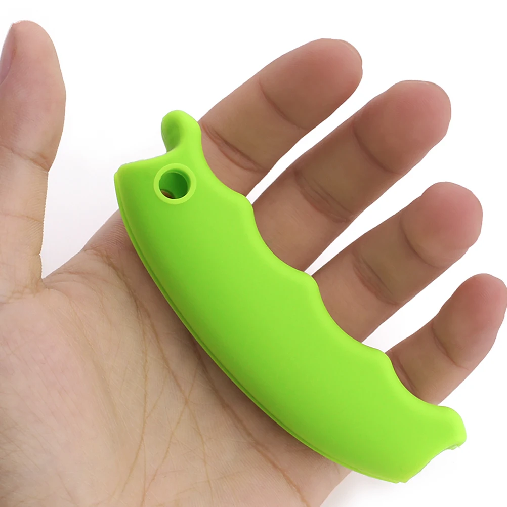 

6 pcs Silicone Anti-Slip Grocery Bag Holder 9X2.3X2.5Cm Random Color Finger Grooves Comfort Grip For Heavy Shopping Bags