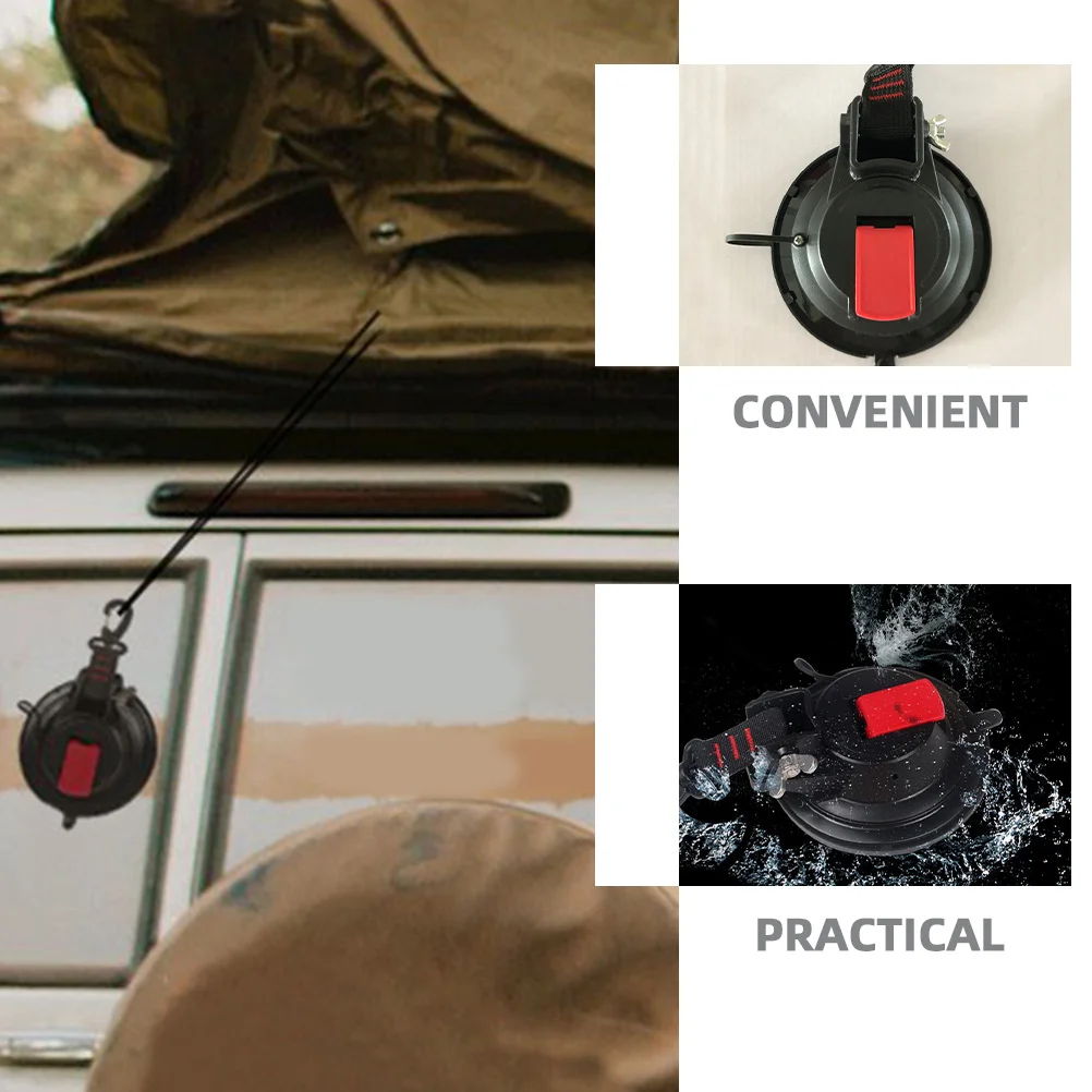 

2pcs Suction Cup Hooks Heavy Duty For Car Tent Window Outdoor Camping Travel Multi-Function No Punch Hanger Portable Suv Wall
