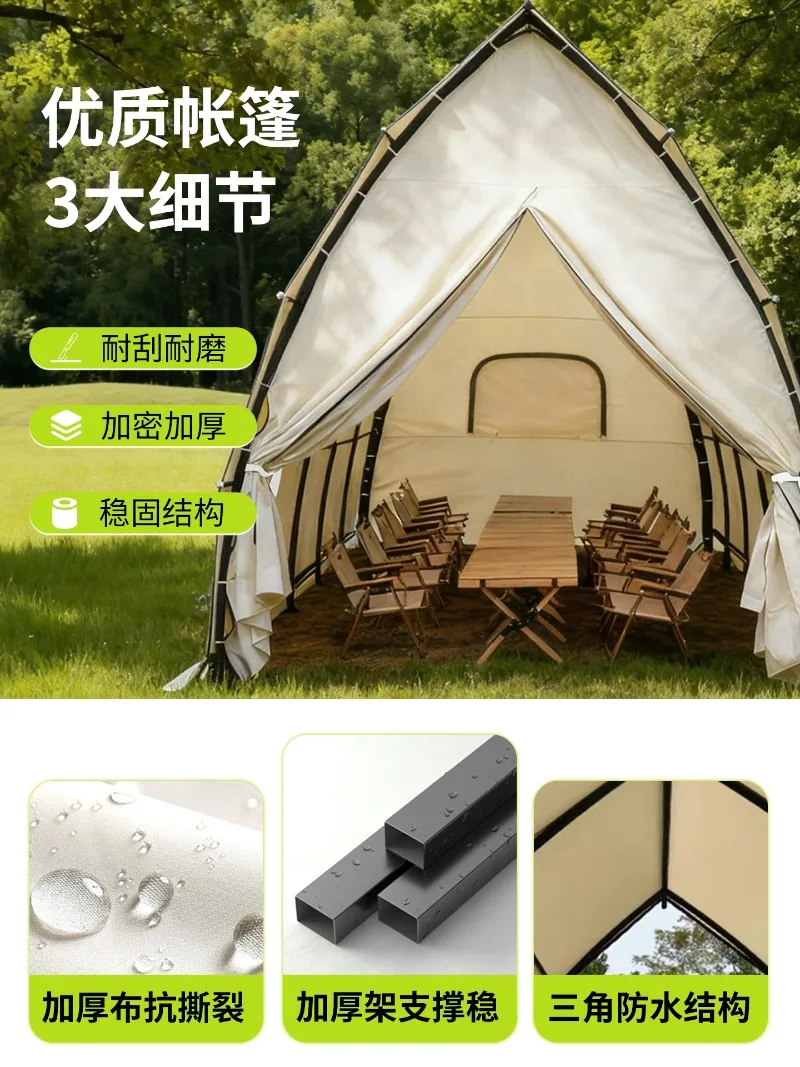 Outdoor sailing tent rainproof barbecue catering scenic rooftop bed and breakfast camping hut bar hotel hot pot sun protection