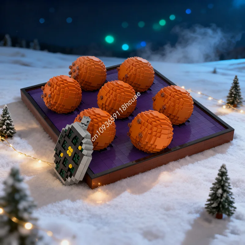 

3608pcs MOC Balls Dragon Display Radar Model Building Blocks Architecture Assemble Christmas Gift DIY Education Brick Toy Kids