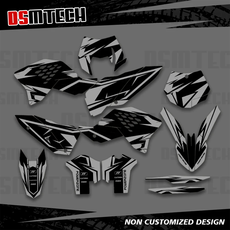 

DSMTECH For KTM SX SXF 2007 2008 2009 2010 EXC EXCF 125 250 300 450 2008 2009 2010 2011 Graphics Decals Stickers Motorcycle 007