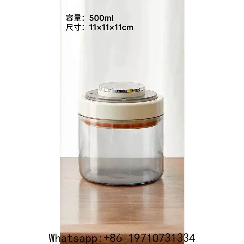 

Coffee bean sealed tank light luxury kitchen grain dry goods storage food grade storage moisture-proof tank