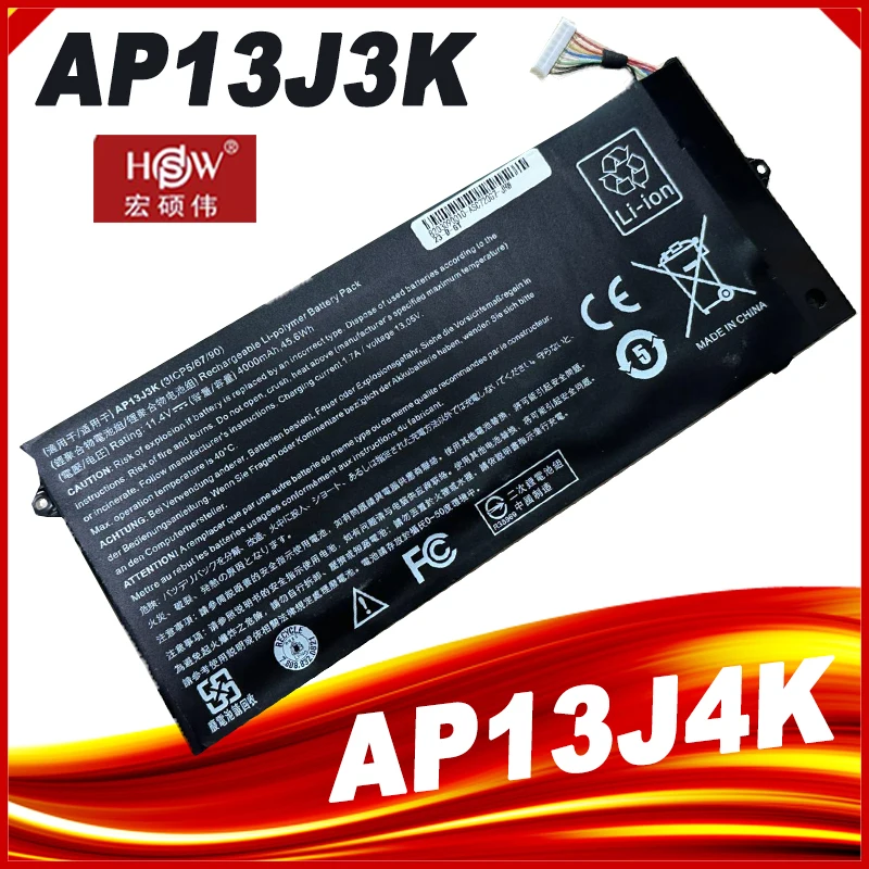 Laptop Battery AP13J3K  AP13J4K  KT.00304.001  KT.00303.001  KT.00303.011 for Acer Chromebook C720P C740