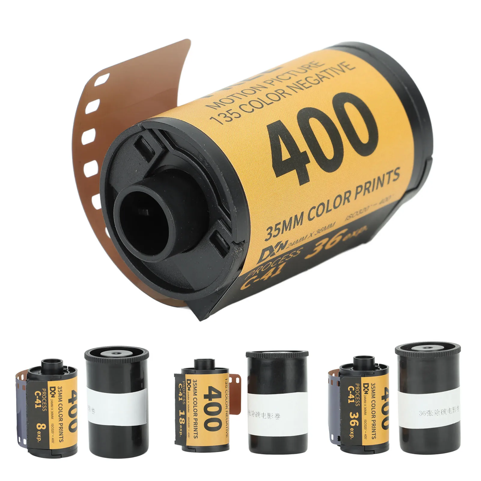 Camera Color Print Film Wide Exposure Latitude High Definition ISO 320‑400 Color Negative Film Fine Grain 35mm for 135 Cameras