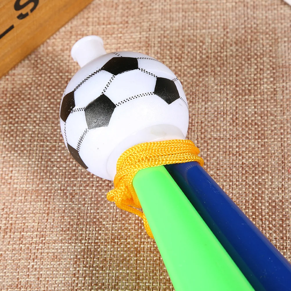 

6 pcs Plastic Football Trumpet 21Cm Three Tone Cheer Horn Noise Maker For Sports Games Festivals Concerts Party Favors