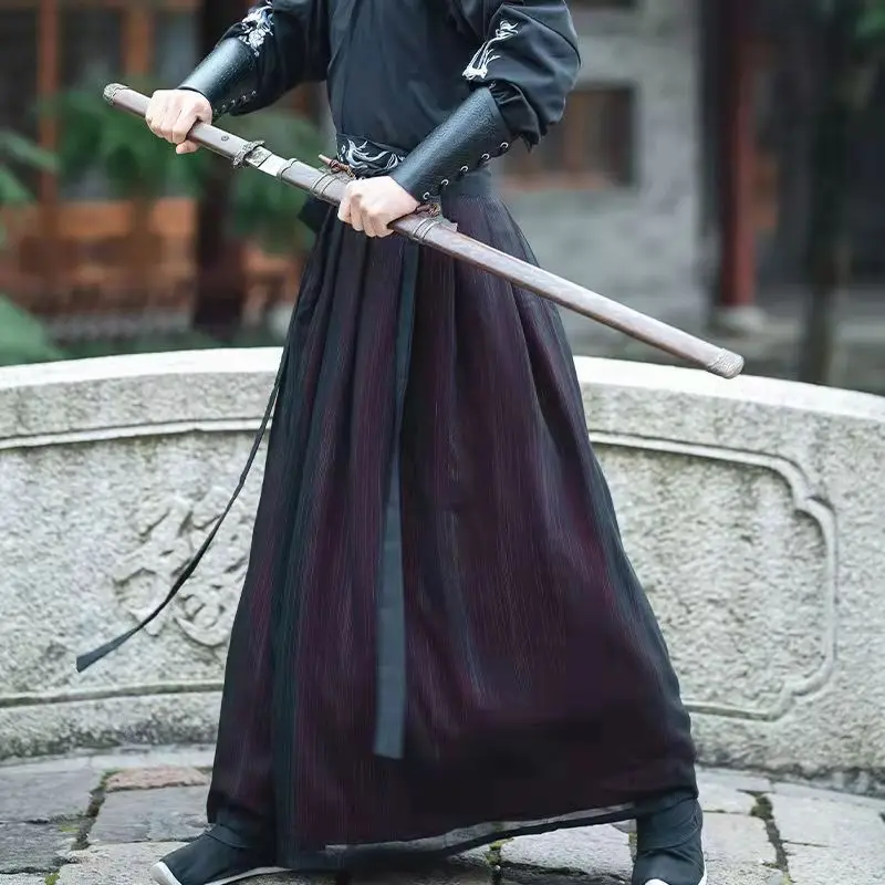 Chinesische Alte Kostüm Hanfu Kleid Traditionelle Klassische Kleidung Tang-dynastie Erwachsene Swordsman Robe Männer Halloween Kostüm