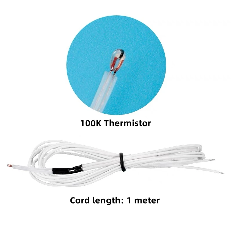 1/2/5 Stück 3D-Drucker 100K Ohm NTC 3950 Thermistor-Sensoren mit 1M Kabel Dupont 3D-Drucker-Teile für Reprap Temperaturmessung – Detail 5