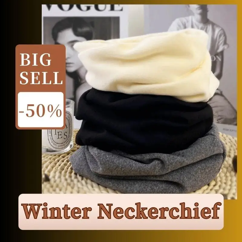Winter Couple Neckerchief Winter Cycling Face Cover Unisex Windproof Fake Collar Velvet Neck Warmer Scarf Pullover Protection