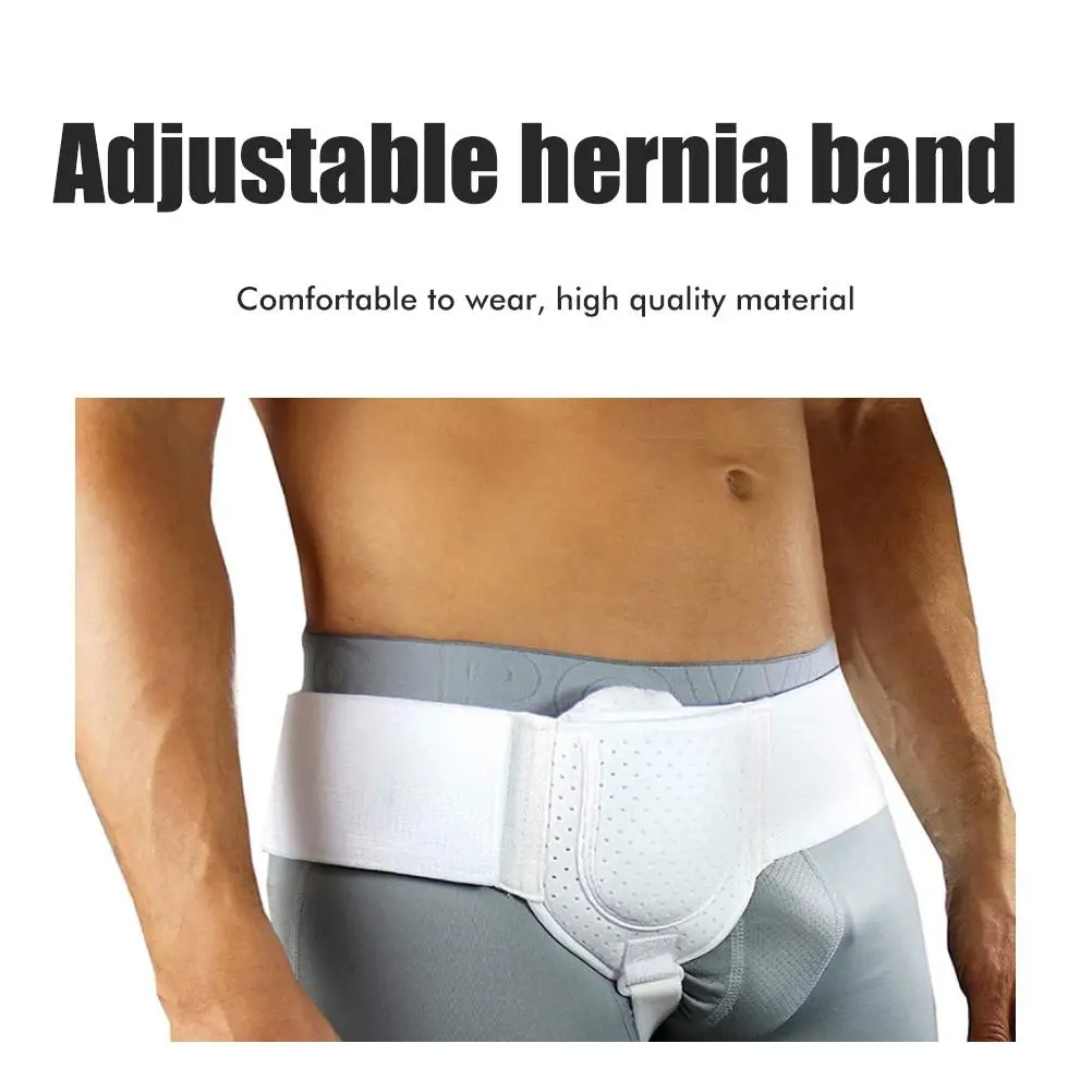 Hernia Belts Groin Hernia Support for Men Woman One Side Sports Hernia Adjustable Waist Strap with Removable Compression Pads