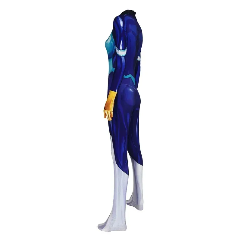 Nejire Hado Cosplay BNHA Costume da ragazza Costume da supereroe femminile Halloween Adulti Bambini Zentai Body