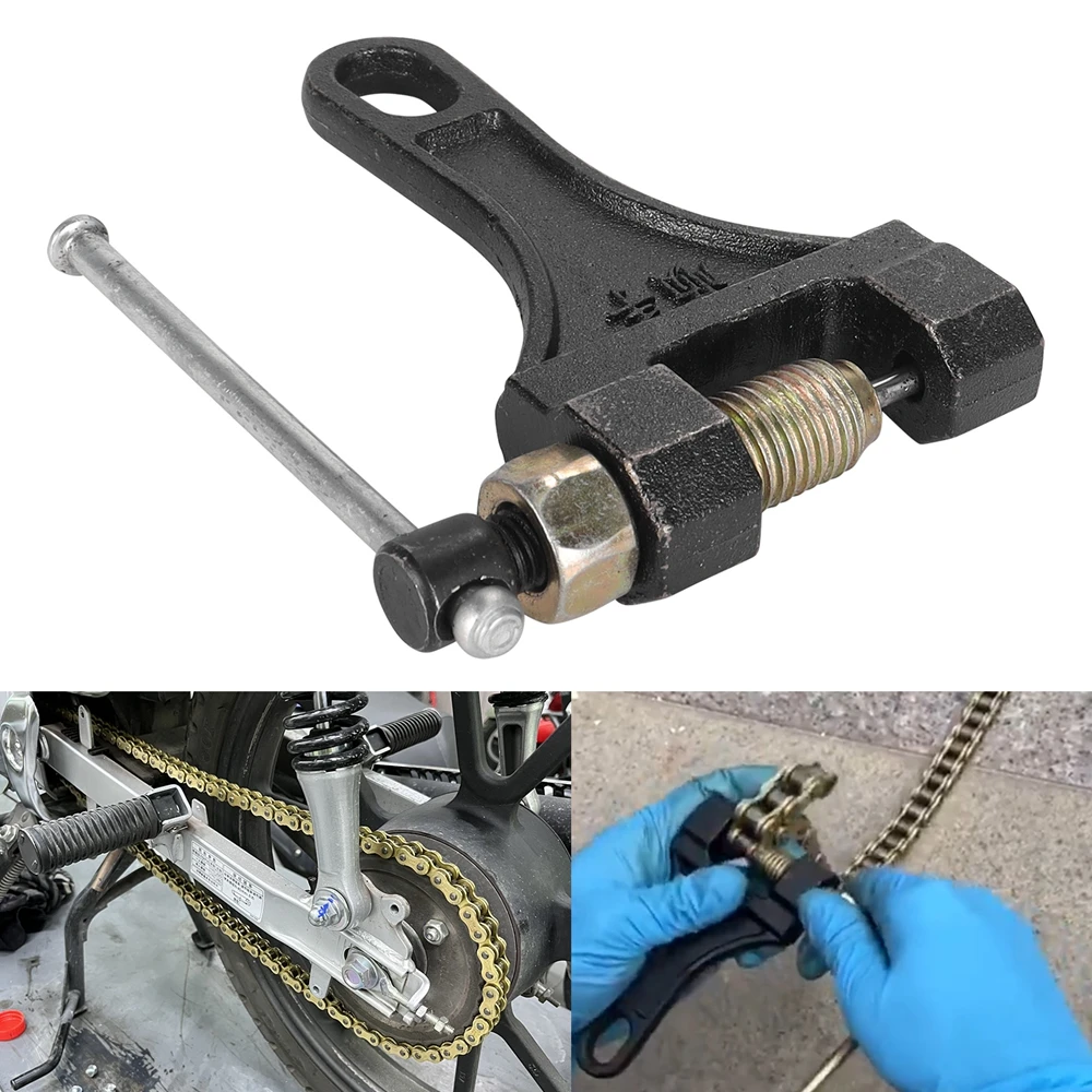 

Universal Carbon Steel Spanner Link Splitter Pin Remover 420-530 Chain Breaker Cutter Repair Tools for Motorcycle Bike ATV