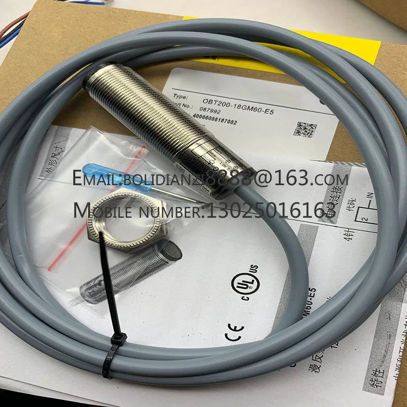 

The brand-new original sensor OBT200-18GM60-E4 OBT500-18GM60-E4 18GM60-E5 warranty for one year in stock