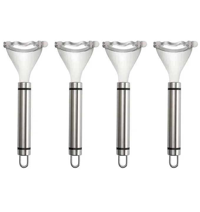

Kitchen Must-Have Corn Cob Remover 2-Piece Stainless Steel Quick Peel No Wash Multifunctional Tool