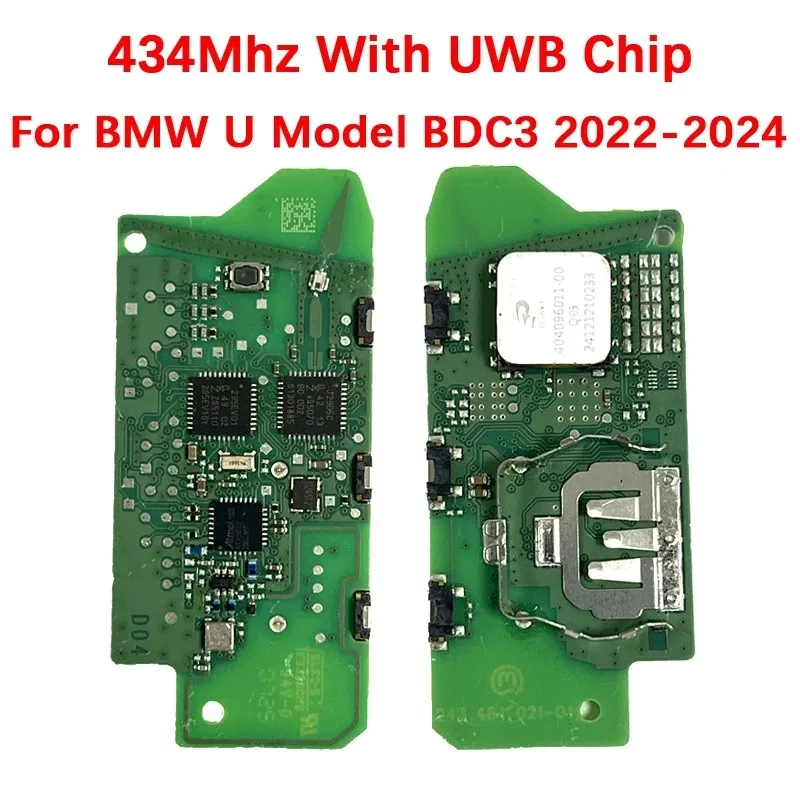 CN006141 Original PCB 4 Buttons Keyless Proximity Fob 434Mhz 49 Chip FCC ID IYZBK1 For BMW X1 X2 U Model BDC2 BDC3 2022-2024
