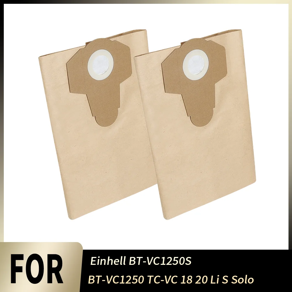 sacos-de-papel-para-coleta-de-po-a-prova-de-vazamento-20l-30l-para-aspiradores-de-liquidos-e-solidos-einhell-bt-vc1250s-bt-vc1250-tc-vc-18-20-li-s-solo