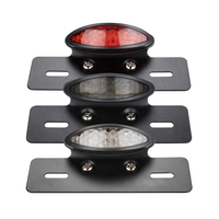 Motorcycle LED Tail Turn Signal Light Integrated Tail Brake Stop Running License Lamp Universal Motorbike Taillight Assembly