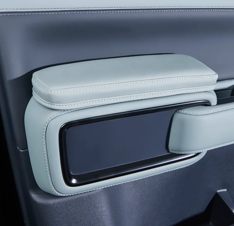 

Увеличенный подлокотник двери автомобиля, подходит для BYD Leopard 5 2025, модифицированный автоматический дверной подлокотник, кожаная защитная накладка, детали для обновления автомобиля