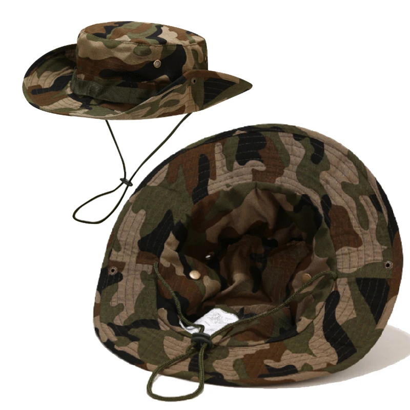 

Tactical Outdoor Military Camouflage Cap Men's Sports Sun Hat Fishing Hunting Hiking Multifunctional Camping Hat