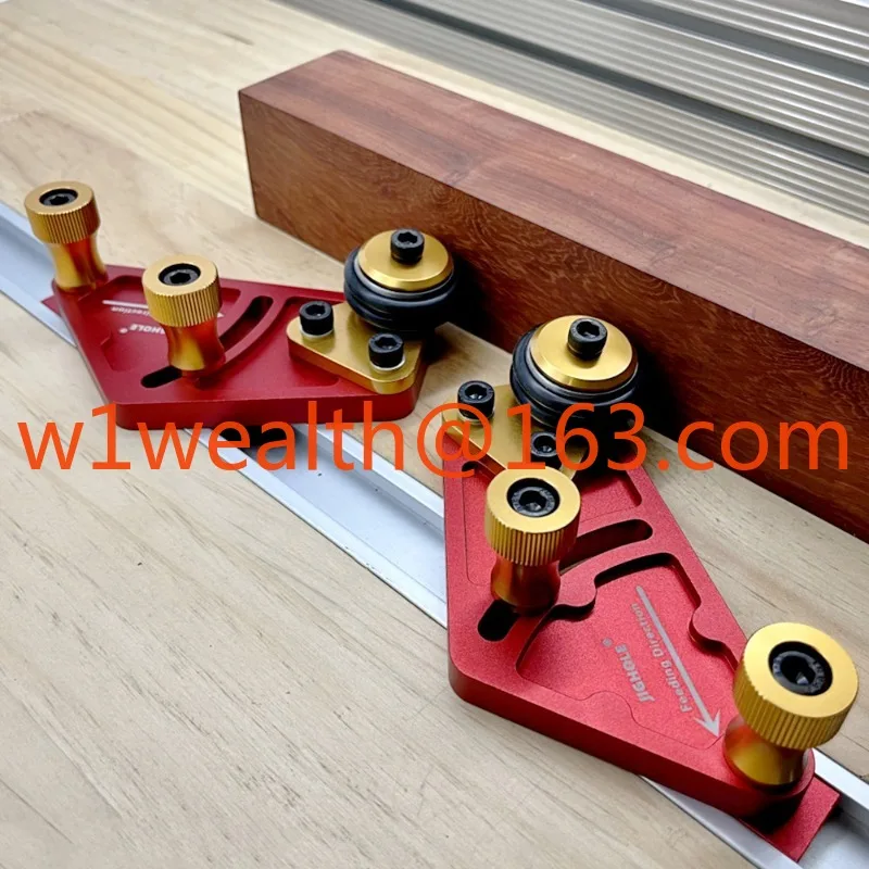 1 Paar Aluminium Legierung Multi-zweck Feder Loc Boards Holzbearbeitung Säge Tisch Drücken Feeder,Sicherheit Schieben Werkzeuge