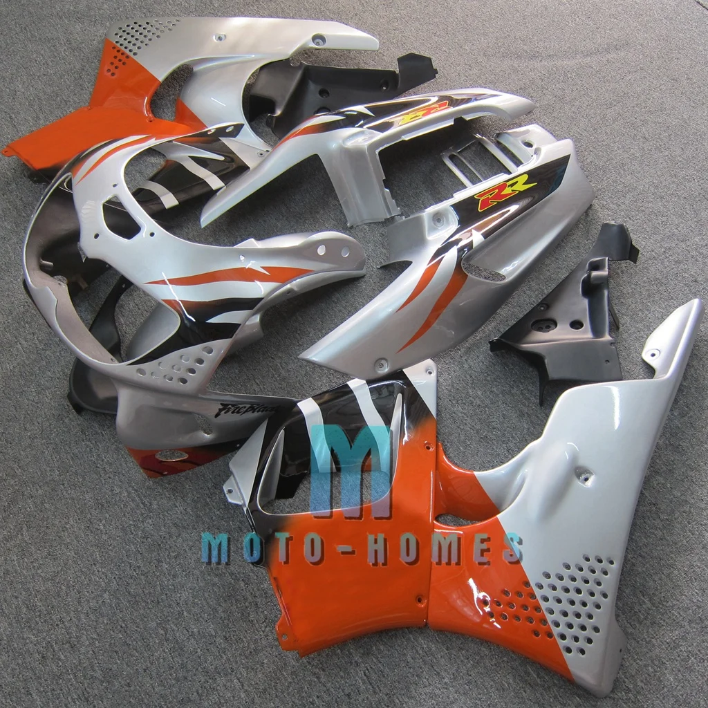 Free Custom Painting CBR900RR 893 Fairing Set for Honda CBR 900RR 1996 1997 Silver Orange Motorcycle Rebuilding Bike Bodywork