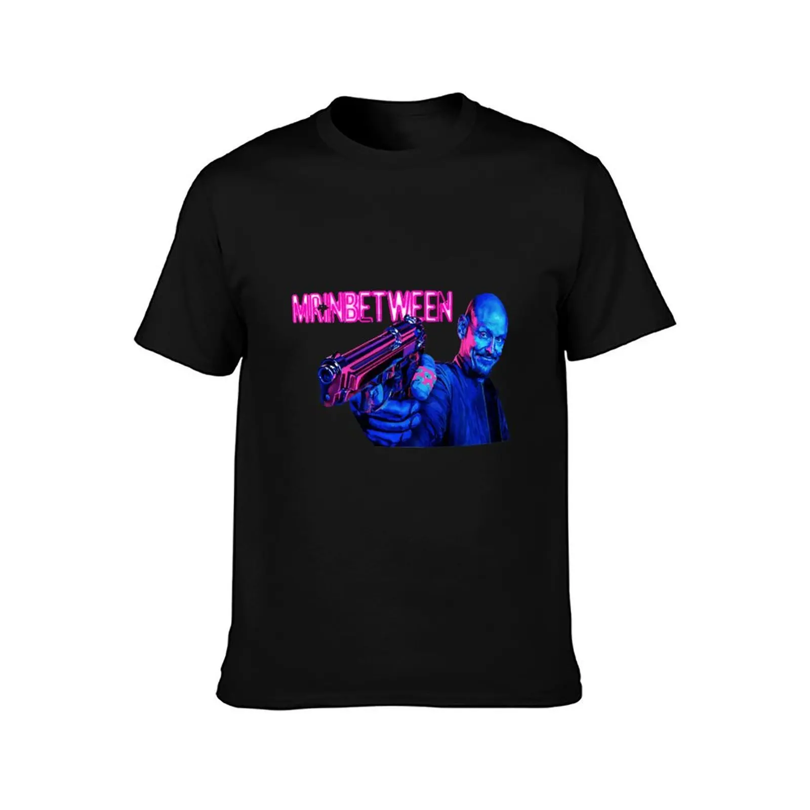 Mr. Inbetween pink ver T-Shirt Summer Casual Cotton Tee Oversized Streetwear Tops Vintage Graphic Print Unisex Men Women