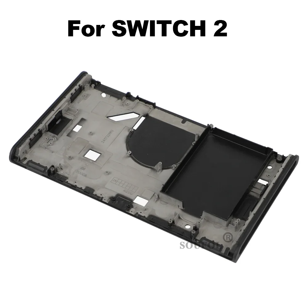 Ersatz für NS Switch 2 für NS2-Spielekonsole, Frontrahmen, mittlere Metallabdeckung, zusammengebautes Gaming-Zubehör