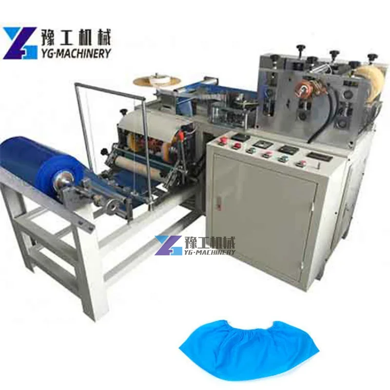 Ultrasonic Automatic Disposable Non-woven Shoes Cover Production Machine Hospital Hotel Shoes Cover Making Machine