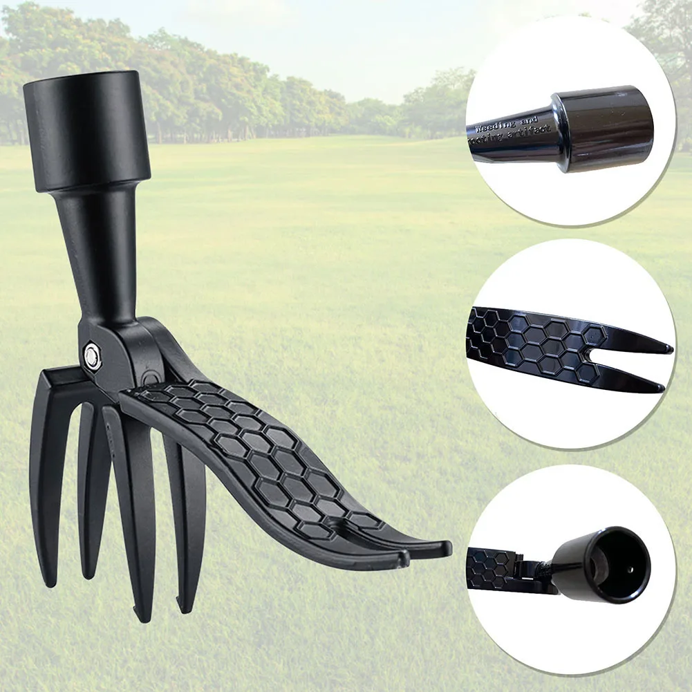 Standing Root Remover Outdoor Weeder Portable Manual Garden Lawn Long Handled Stand Up Weed Puller Lightweight with Foot Pedal