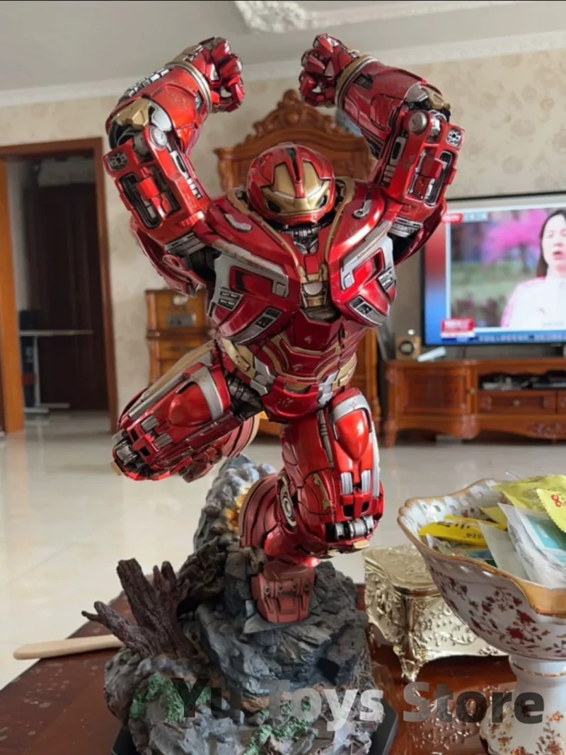 

2024 52cm Marvel Avengers 3 Iron Man Anti-hulk Armor Mk44 Full Body Combat Version Of The State Of The Hand Model Surprise Gifts