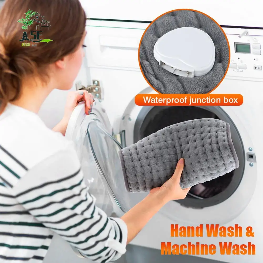 

A05E-60X30cm Electric Heating Pad Heated Blanket Electric Throw 3 Timing 10 Levels Constant Temperature Hot Compress EU Plug