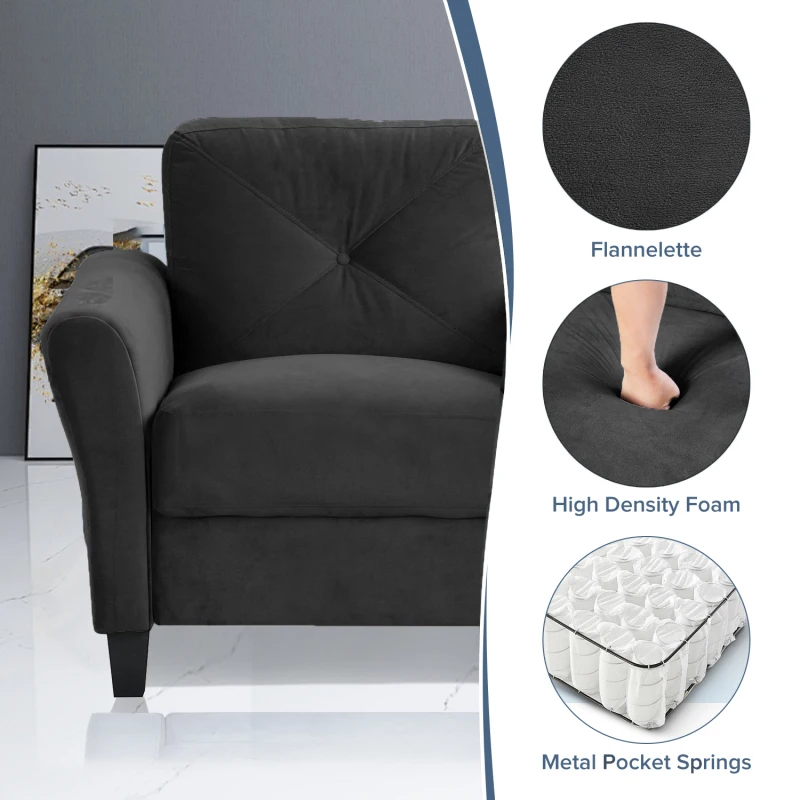 Sofá Cómodos sofás y sofás seccionales para sala de estar, dormitorio, oficina, espacio pequeño