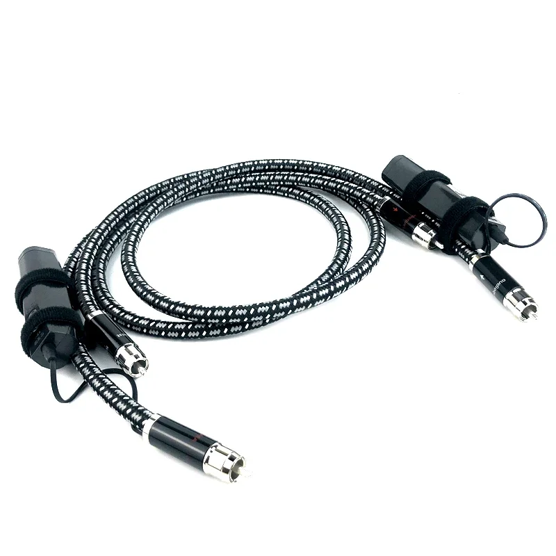 Kabel Niagara RCA Solid Perfect-SurfaceSilver+ (PSS+) Kabel sygnałowy wzmacniacza audio HiFi z baterią 72V