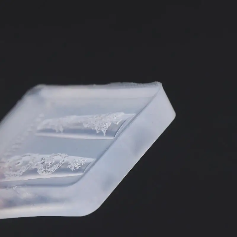 1 Stück Schmetterlingsknoten-Schneeflocken-Weihnachtskranz 3D-Maniküre-Silikonform Niedliche Weihnachts-Nagelkunstformen DIY Nagelkunst-Deko – Detail 13