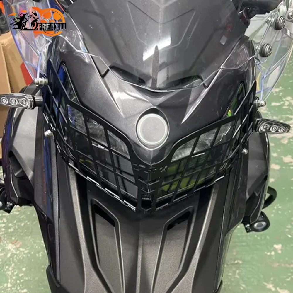 

For Benelli TRK502 TRK502X TRK 502 502X 2018-2021 2022 2023 2024 Motorcycle Accessories Headlight Protector Grille Guard Cover