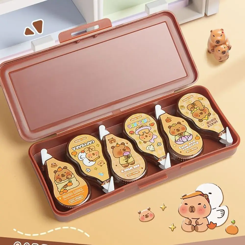 

6 шт./набор, многофункциональная Бесшумная Корректирующая лента, 36 м