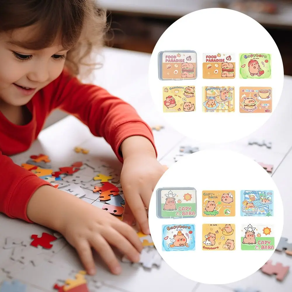 Puzzle amusant avec boîte, cartes de devinettes, petit cadeau, jouets pratiques pour enfants, 5 pièces