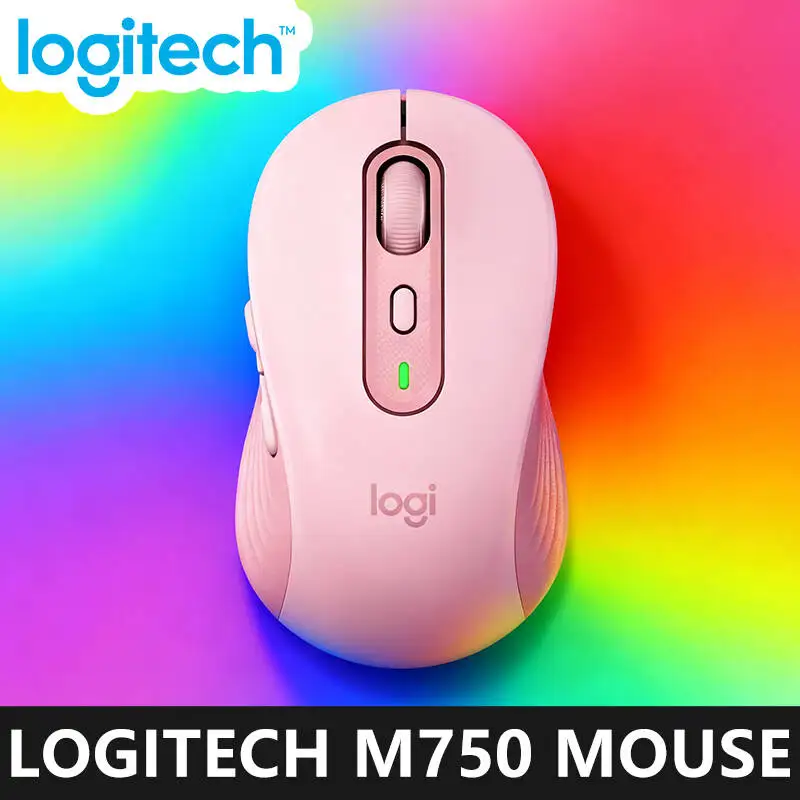 Logitech M750 Bluetooth Mouse - 90% Click Noise Reduction, Soft Thumb Rest, 3-Device Sync, 24-Month Battery, PC Compatible