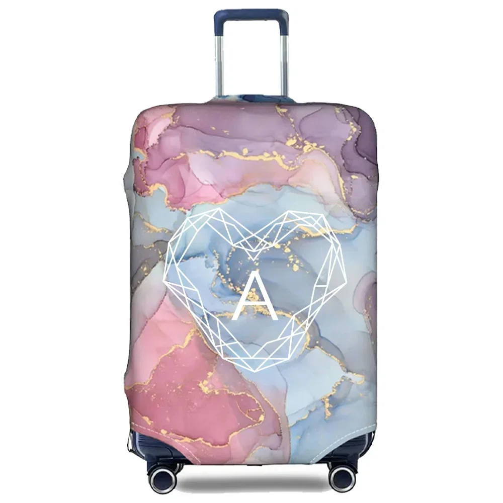 Luggage Protective Cover Dust Cover Anti-Scratch Portable Suitcase Trunk Holders Case Travel Accessories Diamond Letter Printing