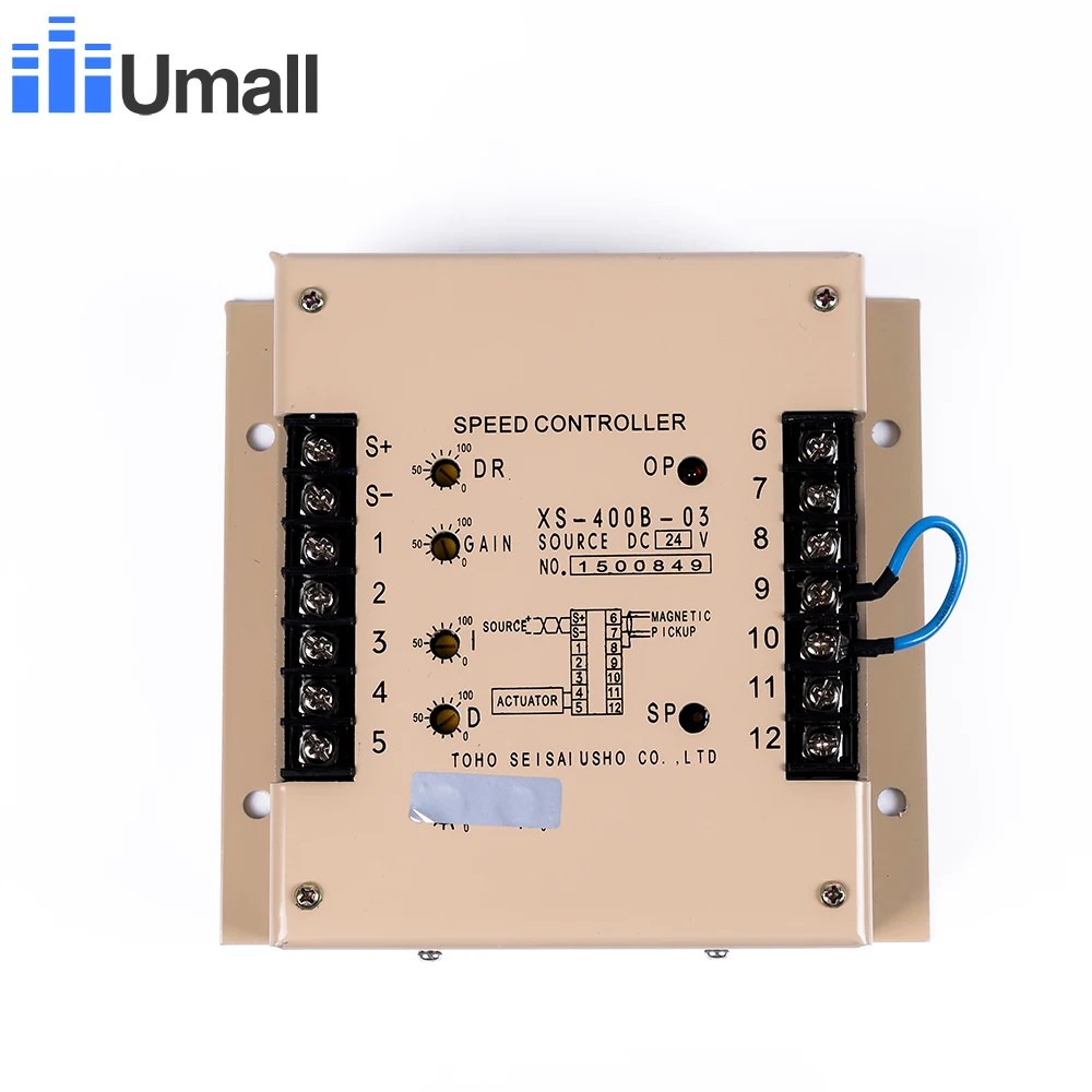 Generator Speed Controller XS-400B-03 Speed Control Board Electronic Governor Generator Set Speed Control