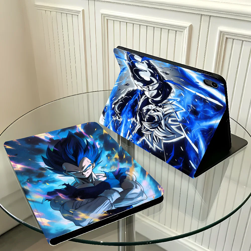 D-Dragon Saiyan V-Vegetas Case for Apple iPad Pro11 13 Air 11 13 M4 M3 M2 A16 2026 10th 7/8/9th With Pencil Holder Air 4/5/6th