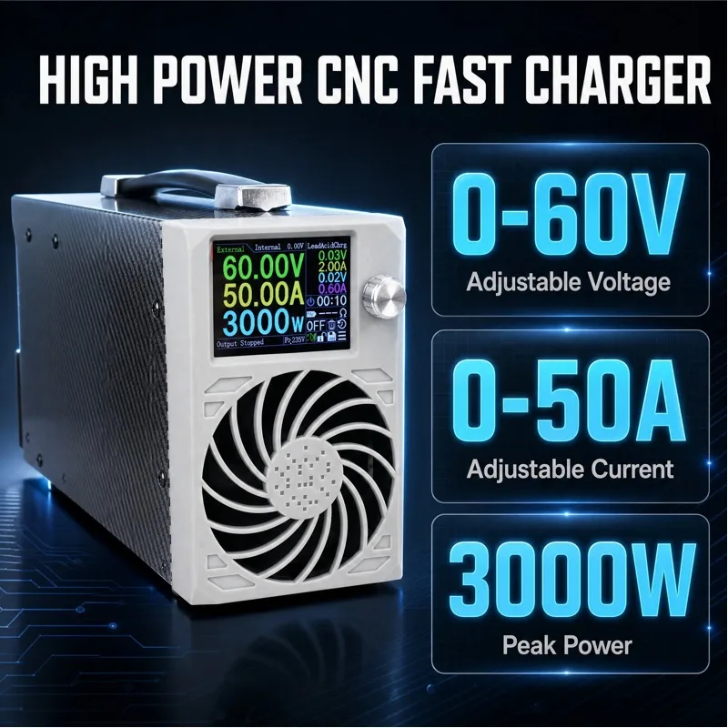 0-120V 0-25A Adjustable Charger 0-60V 0-50A Power Supply 14.6V 29.2V 43.8V 51.2V 58.8V 72V 96V 84V 60V Battery Charger Lifepo4