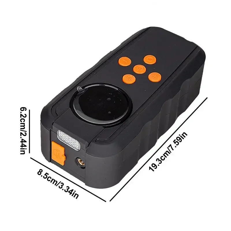 

Car Battery Jump Starter Featuring LED Display - Portable 12V Power Unit With Rapid Inflation