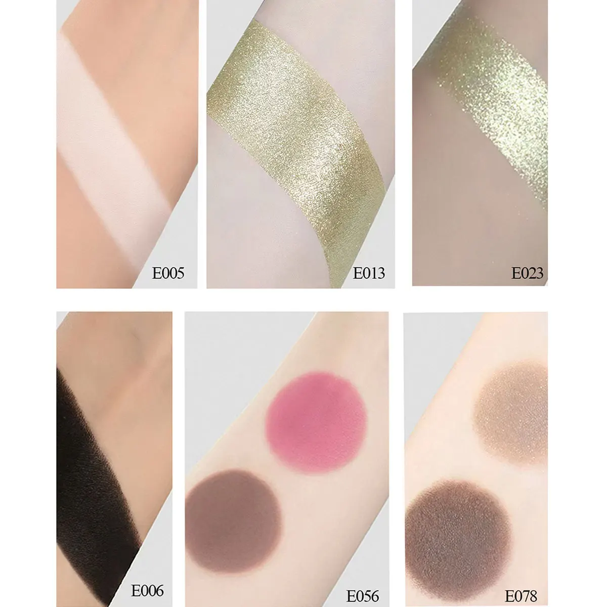 Cheeryep Qianyan Refillable Matte Eyeshadow,Soft Powder Feel,Rich Pigment Payoff,Buildable Coverage,Silky Touch Sensation