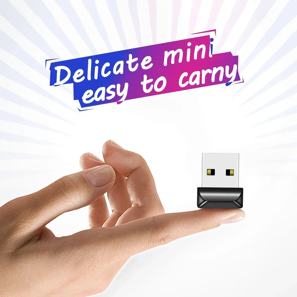 Super-Mini-USB-Flash-Laufwerke, 128 GB, tragbarer Kunststoff-Stick, 64 GB, echte Kapazität, Memory Stick, 32 GB, kostenloser Schlüsselanhänger-Stick, 16 GB