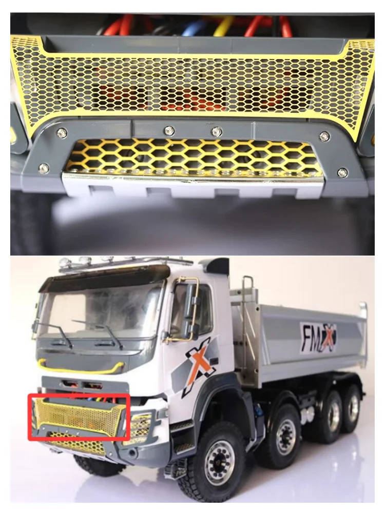 JDM-110a A/B/C/D Simulations-Autokarosserie-LKW-Dekorations-Mittelgitter-Dekoschraube, geeignet für Tamiya Lesu Lxy Scaleclub – Detail 7