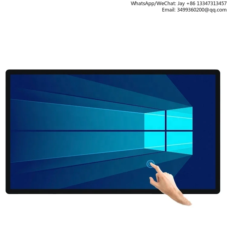 

Capacitive 32 43 55 65 75 86 Inch Interactive All In One Pc Custom Logo Design Touch Screen Monitors For Mall Conference