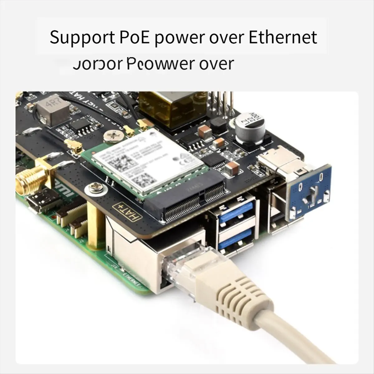 A483Z PCIe to M.2E KEY Adapter with PoE Function for 5,Compatible with NGFF(M.2E Key)Wireless NIC Reliable Quality