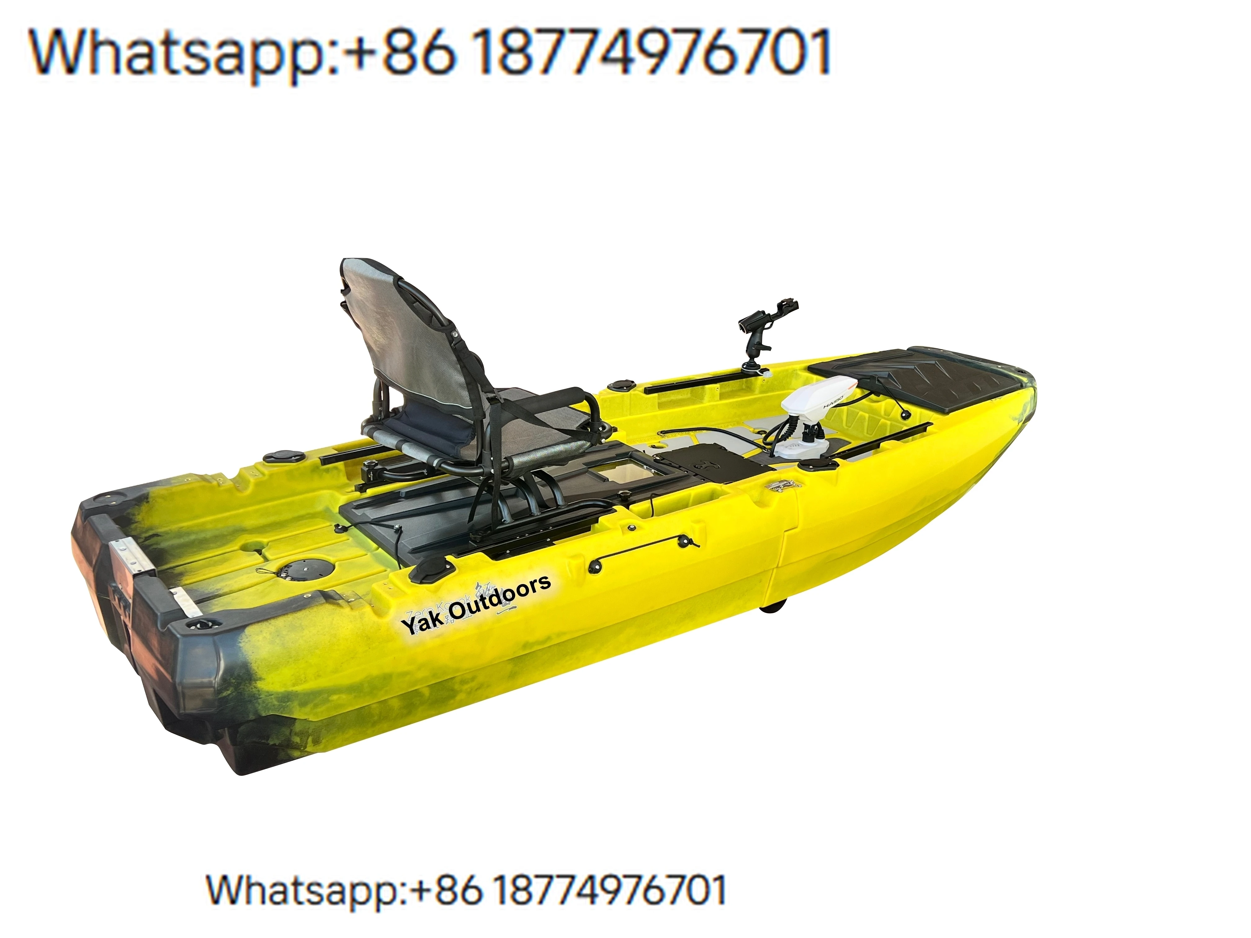 

2025 CE Certified NEW Modular Pedal Ka 10ft Single Fishing Ka Remote Control MotorGPS 60L BIG Fish Live Well Surfing