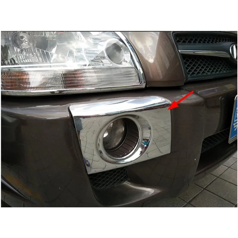 for Hyundai Tucson 2005 2006 2007- 2010 2012 fog lamp frame fog lamp cover fog lamp decoration for pajero sport accessories