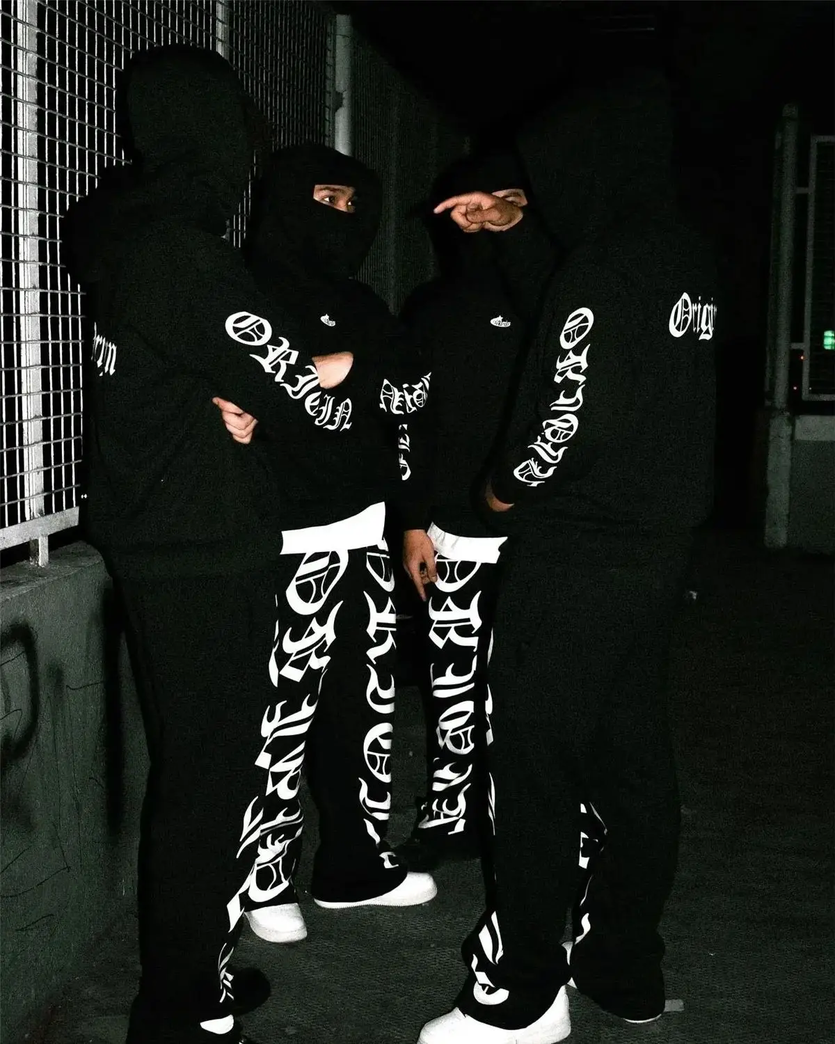 2025 Trendy Brand Letter Jacket Men Y2k High Street Fashion Two piece Hoodie Harajuku Retro Oversized Sweatshirt Women